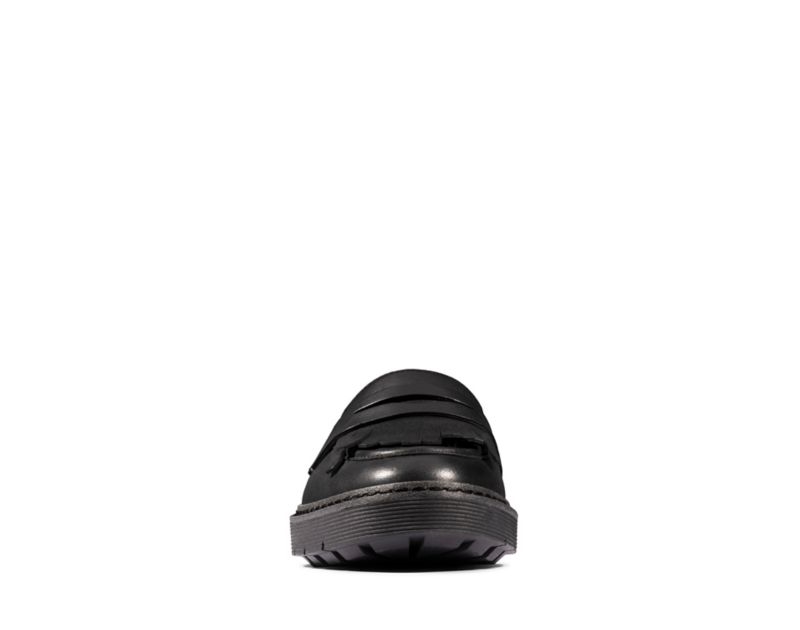 Clarks Witcombe Dawn Loafers Flat Shoes Black Women - India P9Y4094-S5