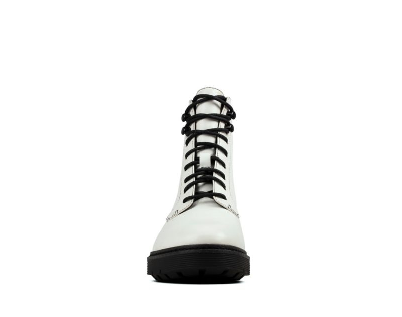 Clarks Witcombe Hi Boots Ankle Boots White Women - India E7R4091-O8