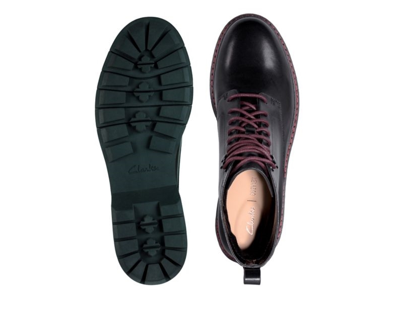 Clarks Witcombe Hi Boots Brogues & Lace Ups Black Women - India E8A7572-F7